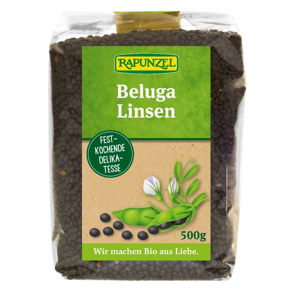 Rapunzel Beluga (fekete) lencse BIO 500g