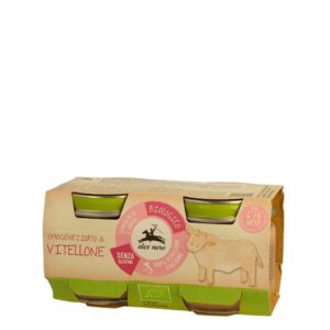 Alce Nero BIO Borjúpástétom babáknak 2*80g