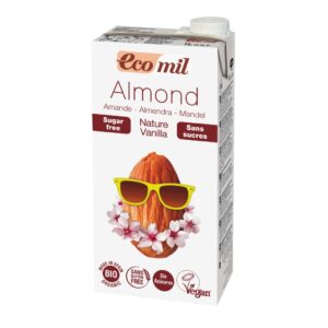 EcoMil BIO Mandulaital vaníliás édesítő nélkül 1l