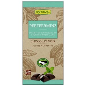 Rapunzel Félédes csokoládé mentolos krémmel BIO VEGÁN 100g