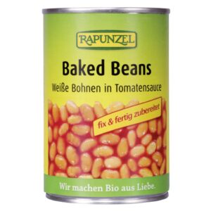 Rapunzel Sült bab fehér, par.szószban BIO 400g