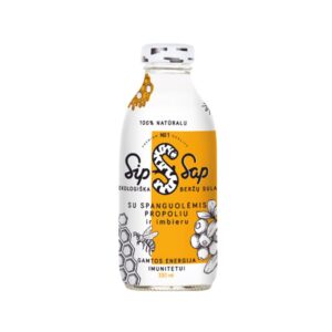 SipSap BIO Nyírfavíz áfonya-propolisz-méz-gyömbér 330ml