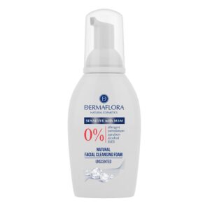 Dermaflora 0% arctisztító hab sensitive with msm 100ml