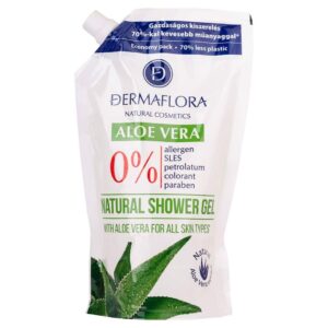 Dermaflora 0% tusfürdő utántöltő aloe vera 500ml